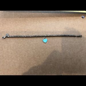 Return to Tiffany Blue Heart Bead Bracelet